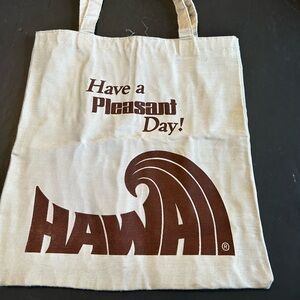 Vintage Have a pleasant day, Hawaii Beige Tote Bag